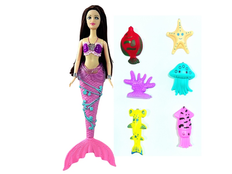 11.5-Inch Smart Glowing Music Mermaid