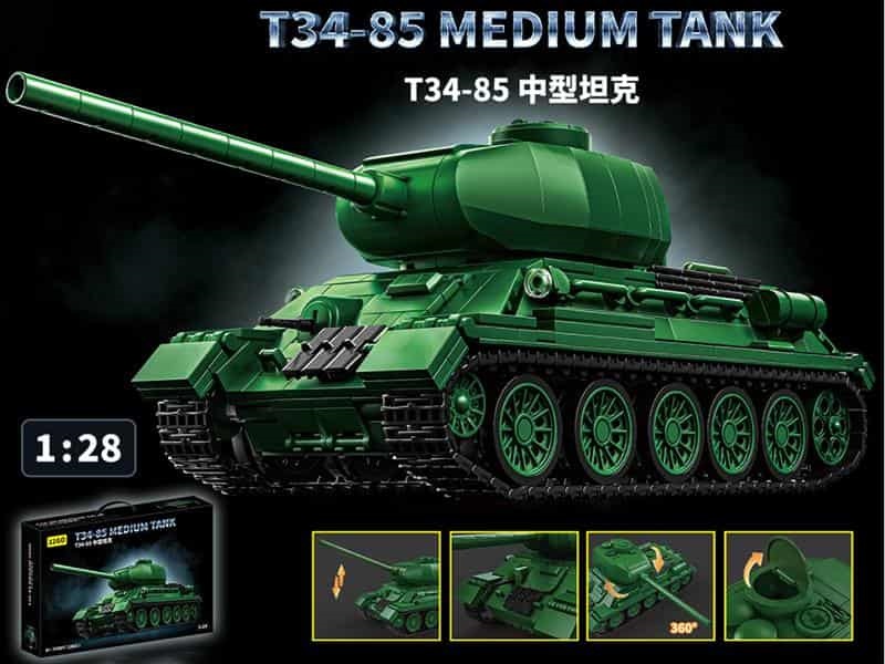T34-85 Heavy Tank Building Blocks
