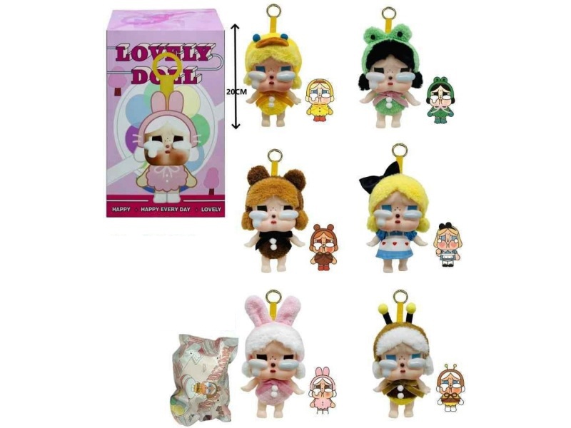 Rabbu Rubber Face Plush Doll