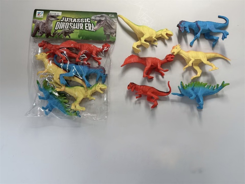 Pvc Dinosaur Set 6Pcs