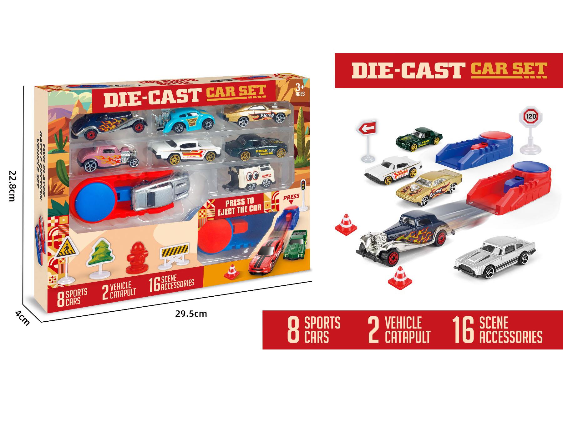 1:64 Catapult Sliding Alloy Car