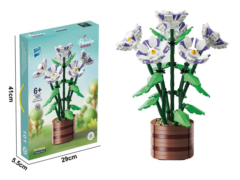 Morning Glory Building Blocks (858Pcs) 858Pcs