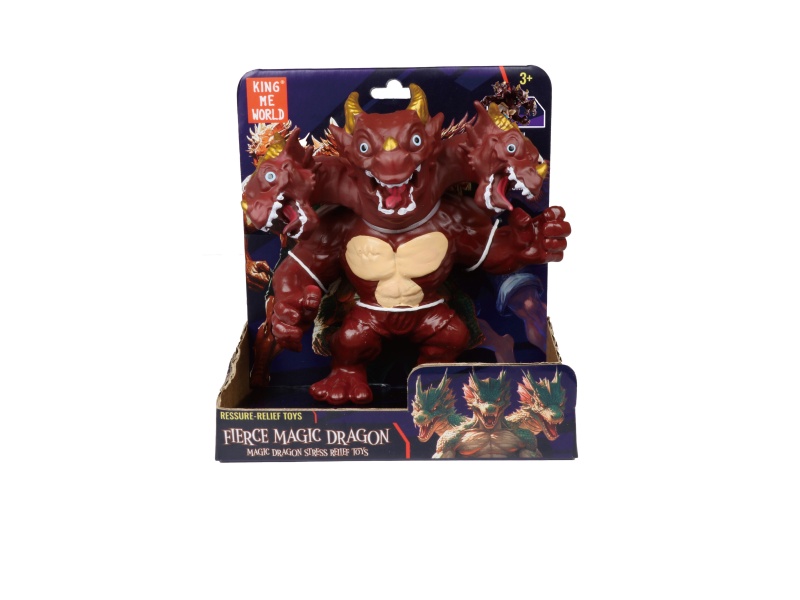 Soft Plastic Small Three-Headed Dragon