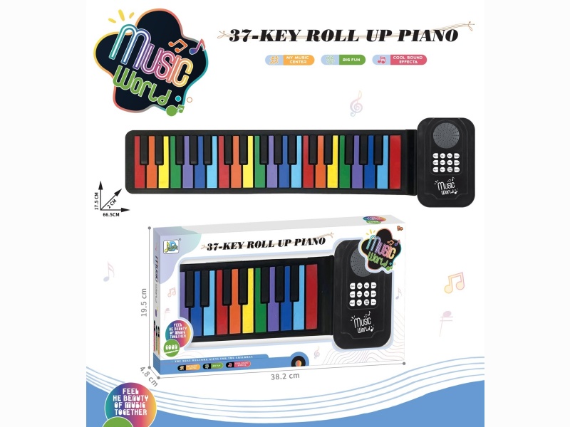 Rainbow Piano With 37 Keys