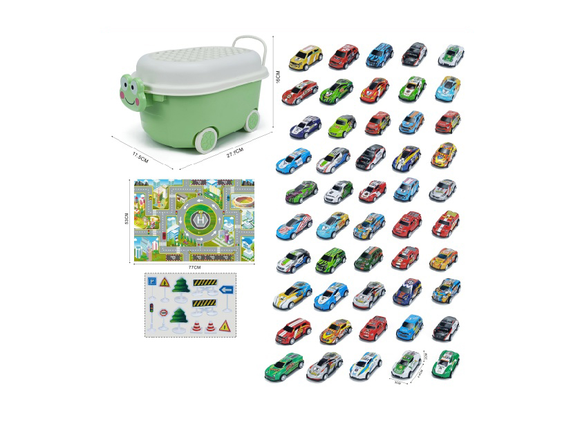 Frog Bucket (With 50 Boai Iron Carts +1 Map +12 Road Signs)