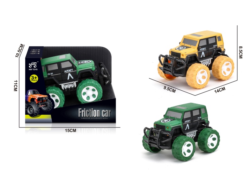 Inertial Mercedes-Benz Military Vehicle Off-Road Vehicle 1:43