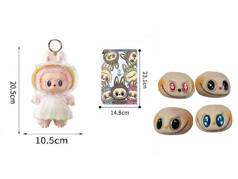 Rabbu Rubber Face Plush Doll