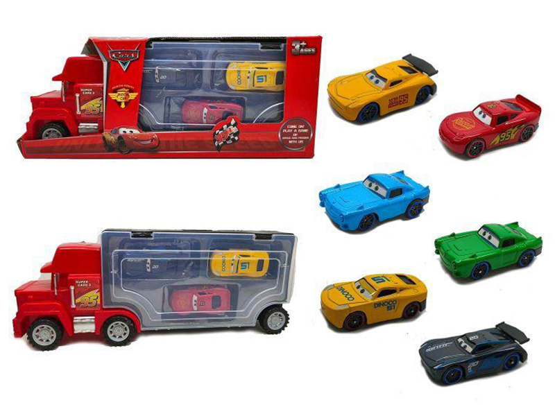 1:64 Alloy Cars Storage Container Truck Set