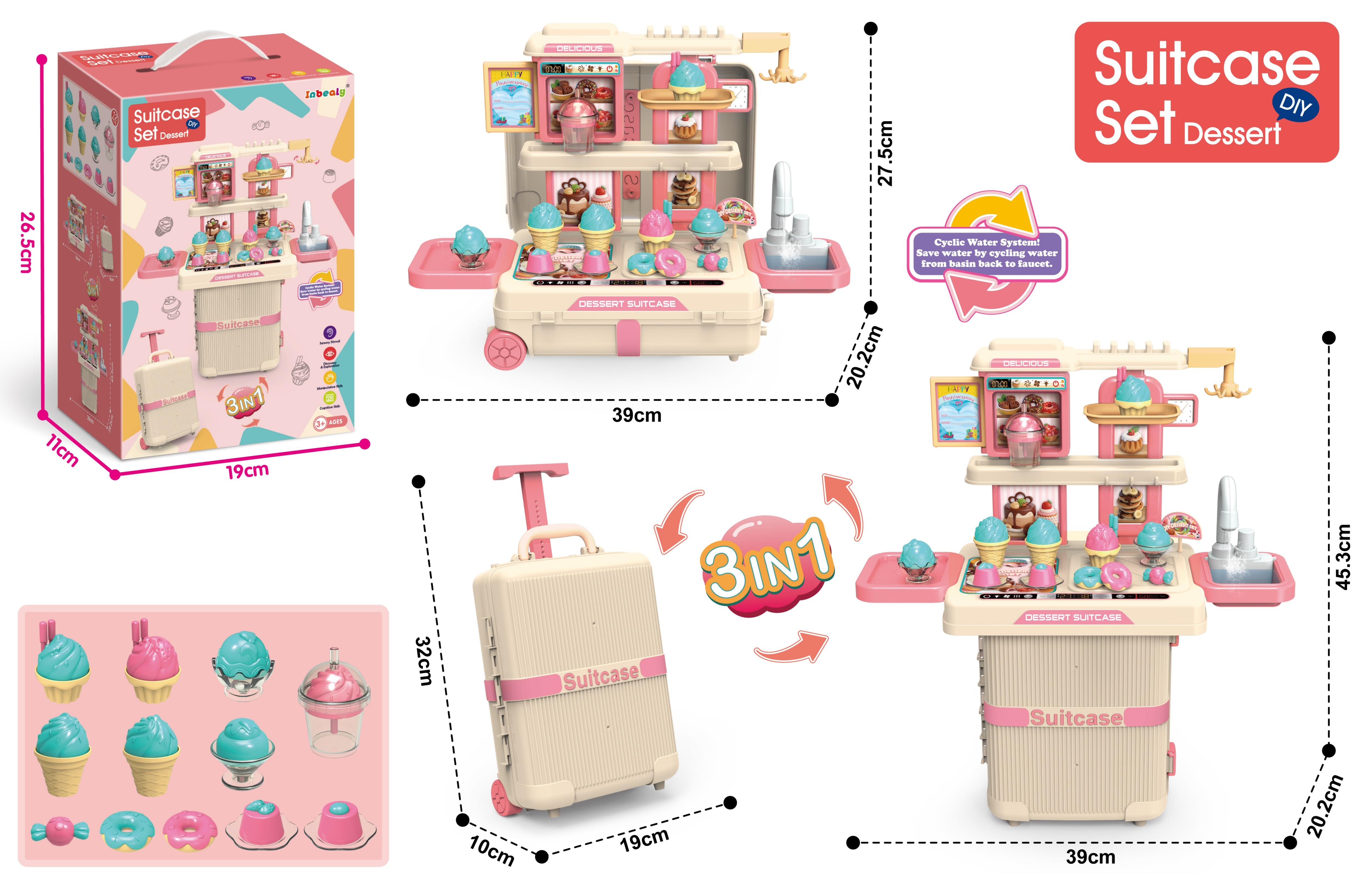 In-One Dessert-Themed Trolley Case