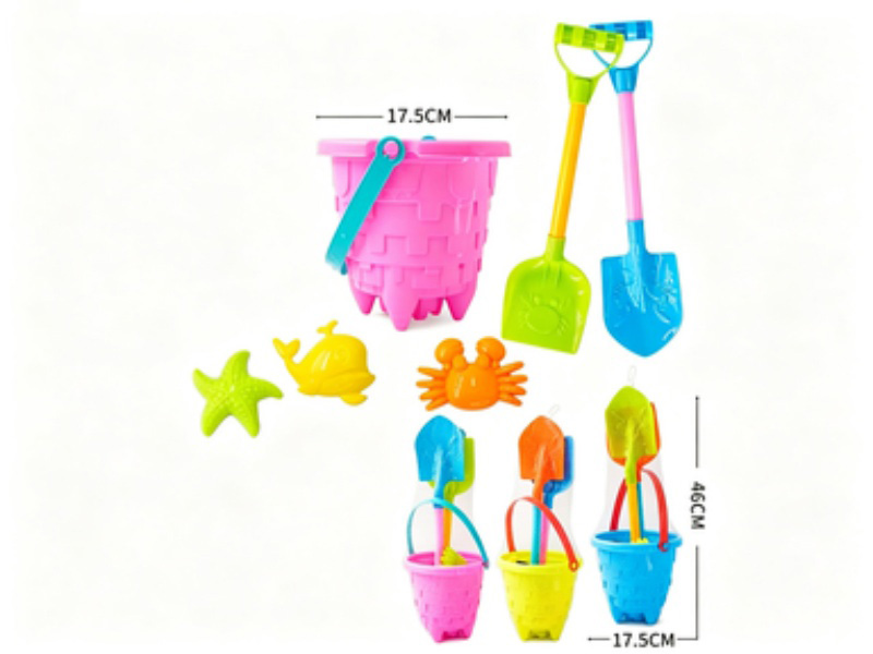 A Six-Piece Beach Set