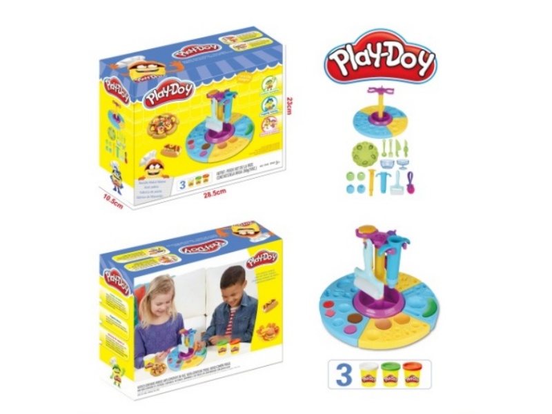 Colored Clay Platter Set