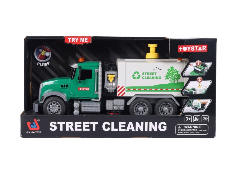 1:12 Inertial Urban Cleaning Vehicle (Sound.) Lighting. Multi-Functional