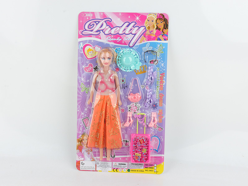 Fashion Doll + Adornment Toys