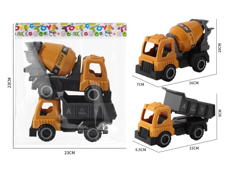 Sliding Engineering Mixer Truck Dump Truck