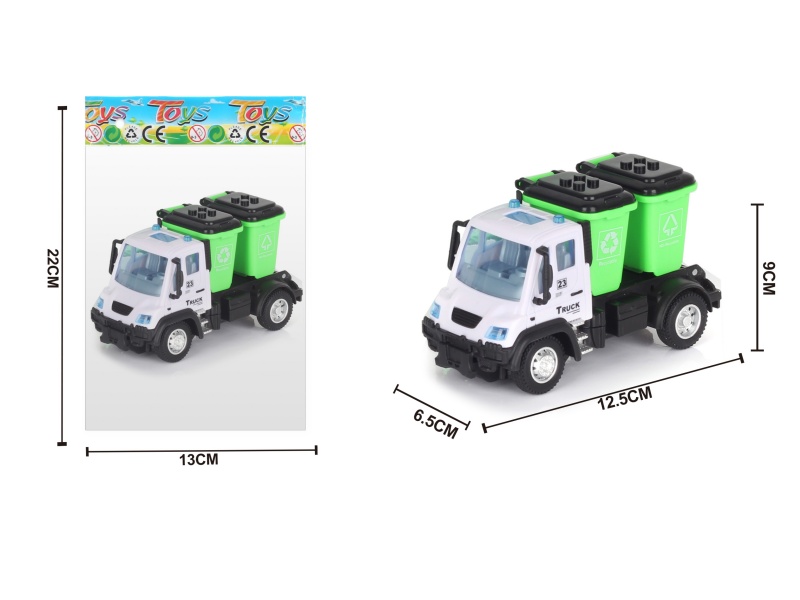 1:64 Lide Style Trash Can Sanitation Vehicle