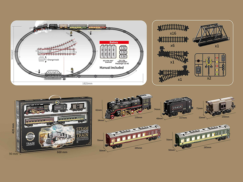 Vintage Steam Train Model