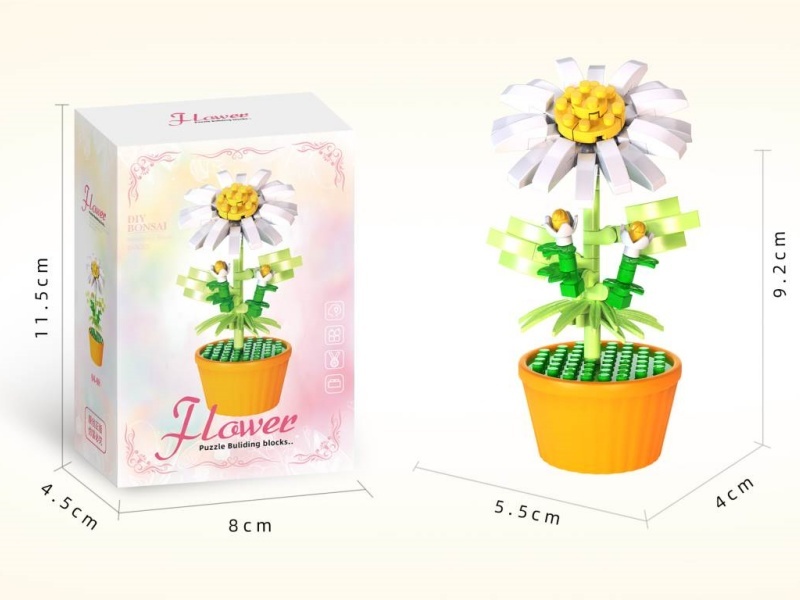 Building Blocks: 110 PCS Of Daisies