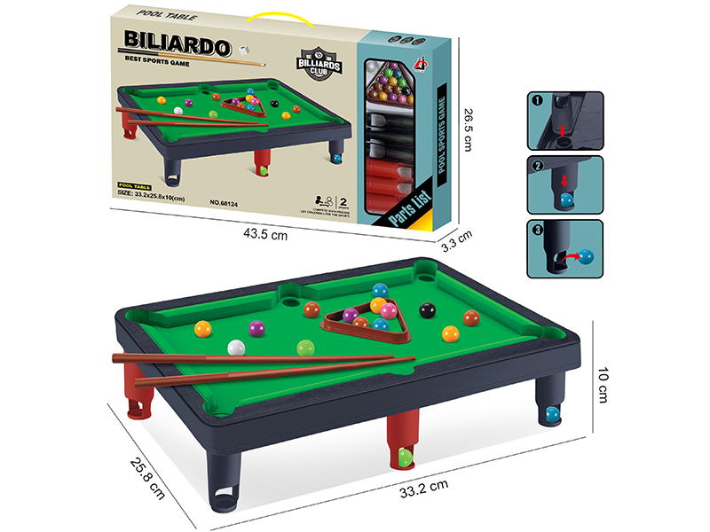 Flocked Billiards Table Toy