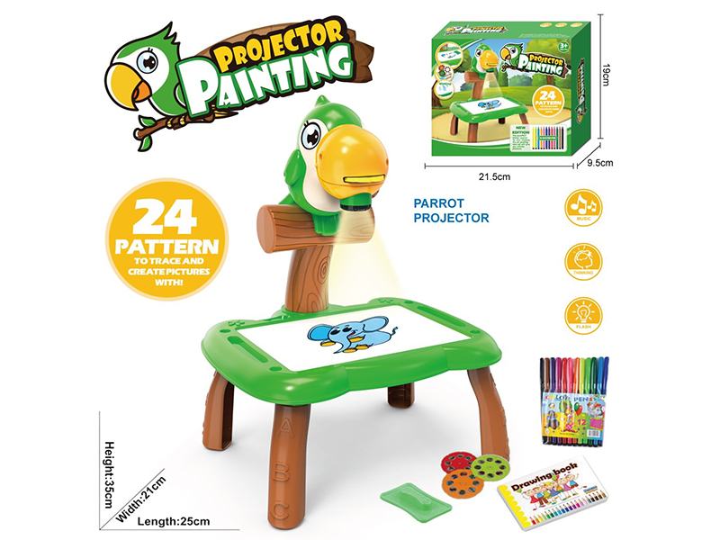 Parrot Projection Drawing Board(No Music)