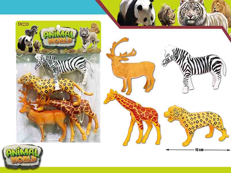 Wild Animal Set 4PCS