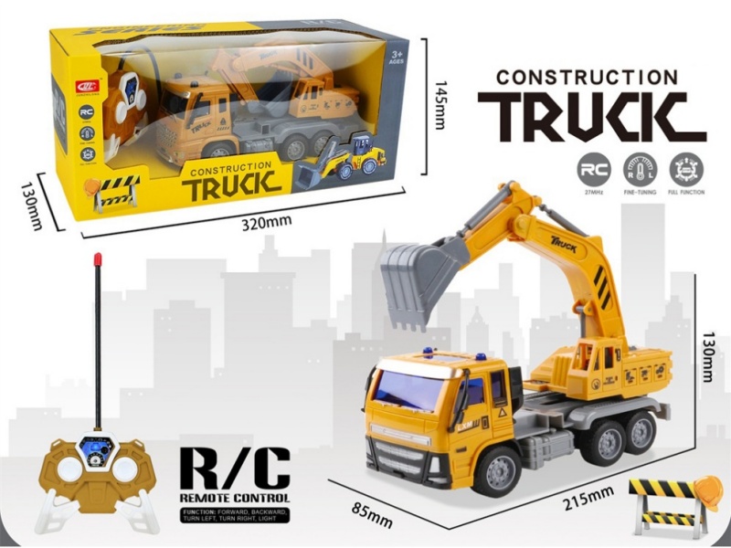 4-Channel  Remote Control  Engineering Truck