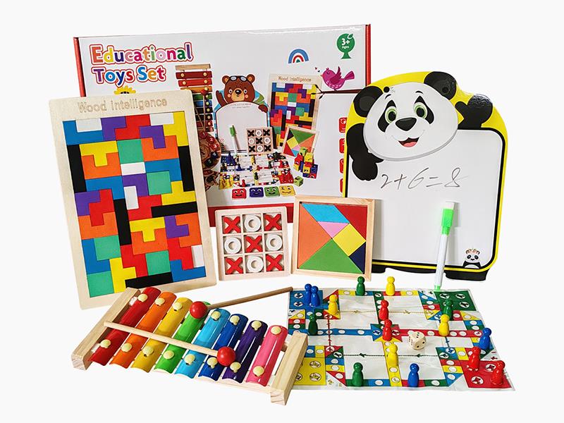 Wooden Educational Toys Set 6pcs