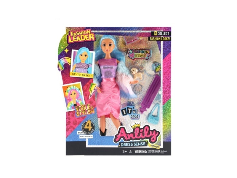 11.5-Inch Solid Doll (Brown Skin Color)