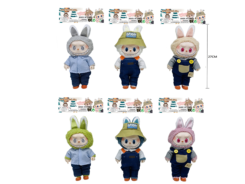 10.5" 5 Joints Plush Vinyl Labubu Doll(1PCS)