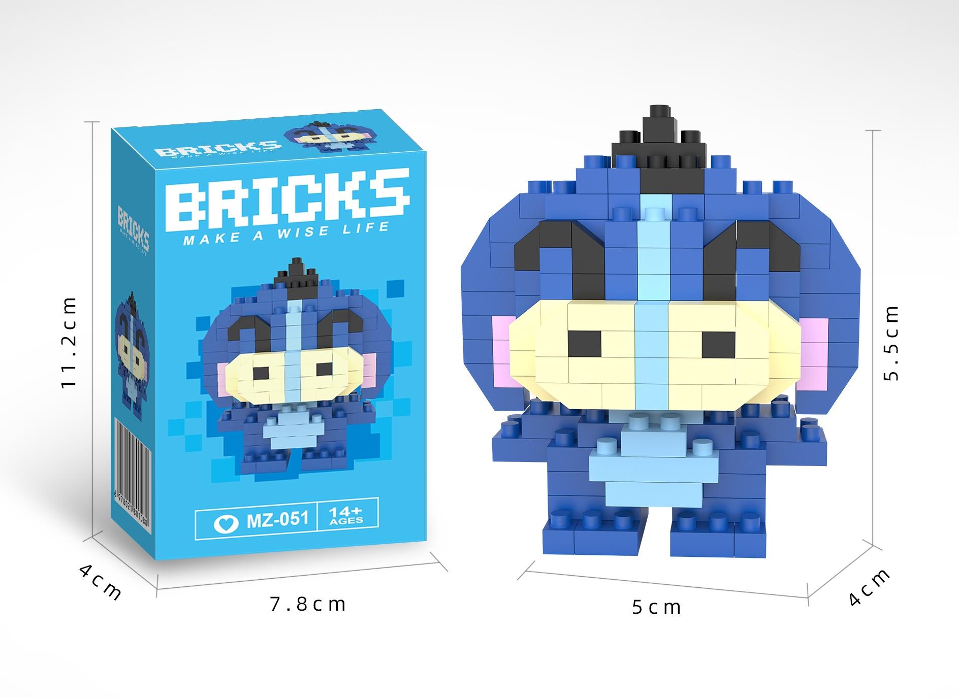 Building Blocks: 180 PCS Of Small Figurines