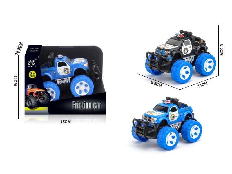 Inertial Pickup, Police Car, Off-Road Vehicle 1:43