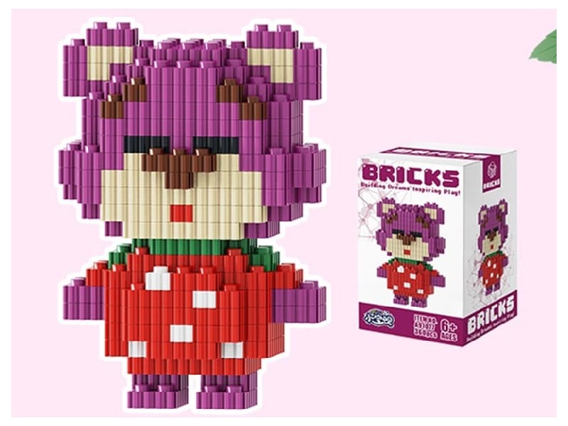 Bear Holding Strawberry Blocks 361Pcs