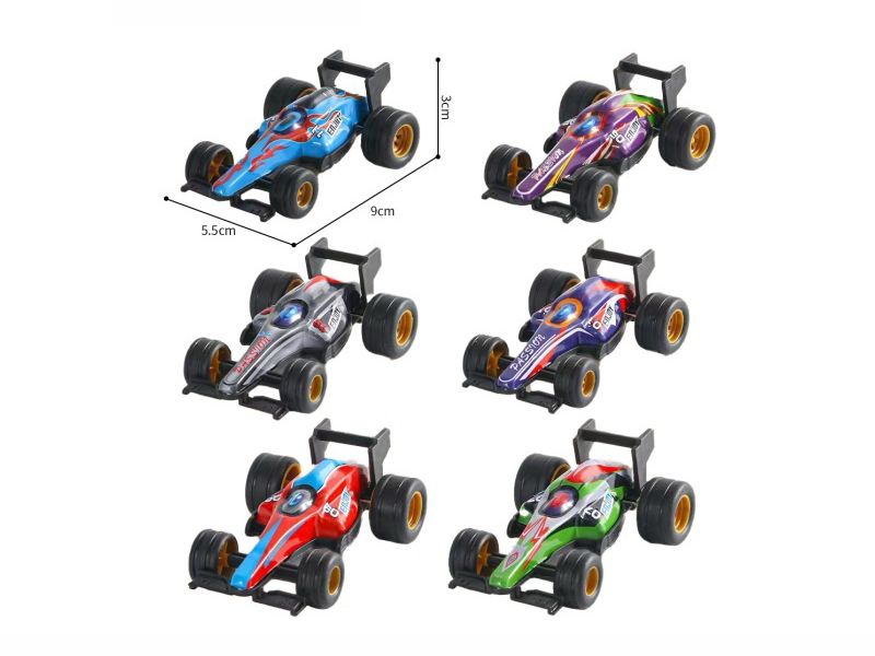 Pull Back Iron Equation Car 1pcs