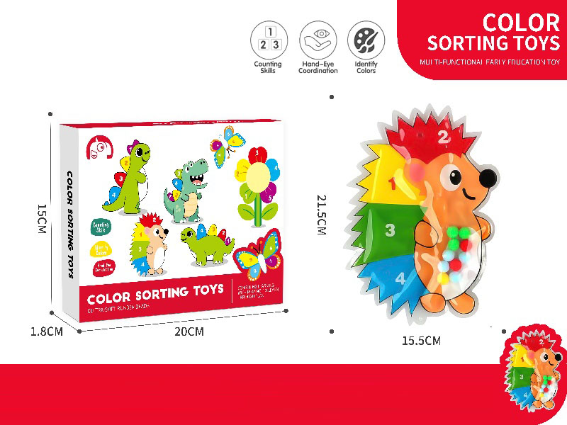 Puzzle Color Zoning: Pinching Fun Hedgehog Style