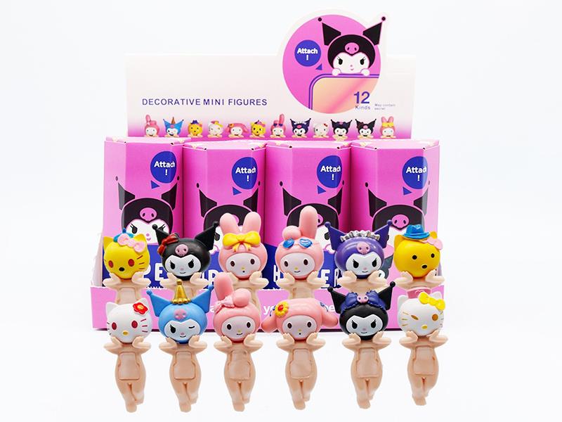 Kuromi Series Decorative Mini Figures 12pcs