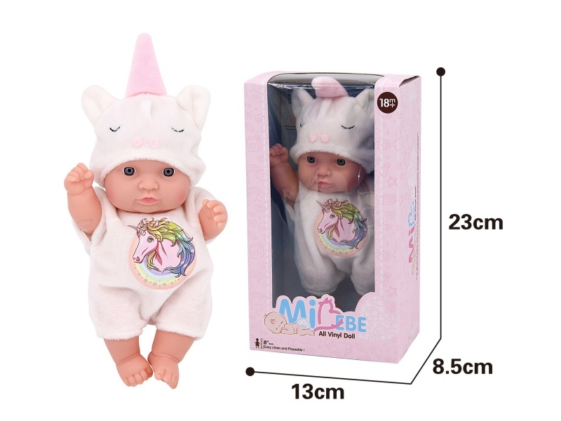 8-Inch Doll With Vinyl (Unicorn)