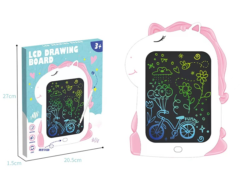 8.5" Cartoon Unicorn LCD Writing Board(Multicolor)