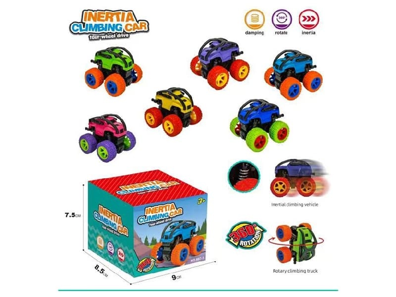 4WD Power Friction Climb Car