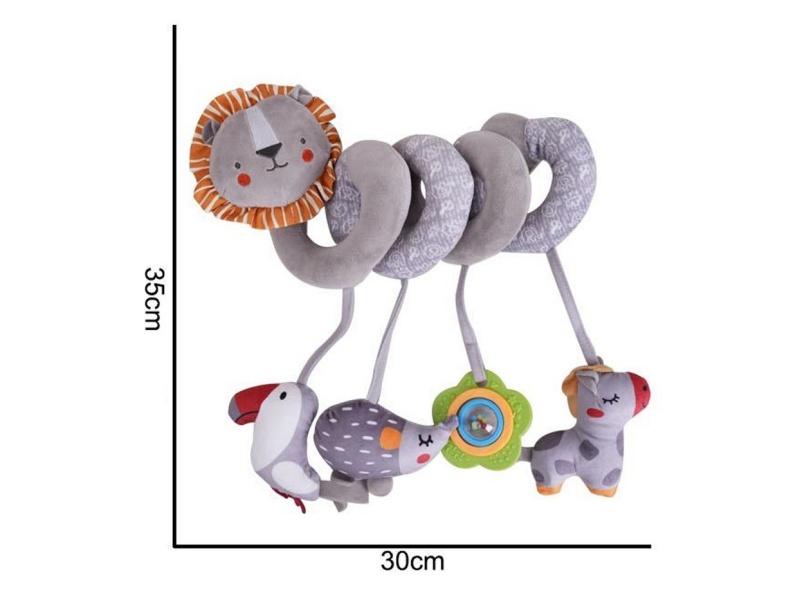 Plush Grey Elephant Bed