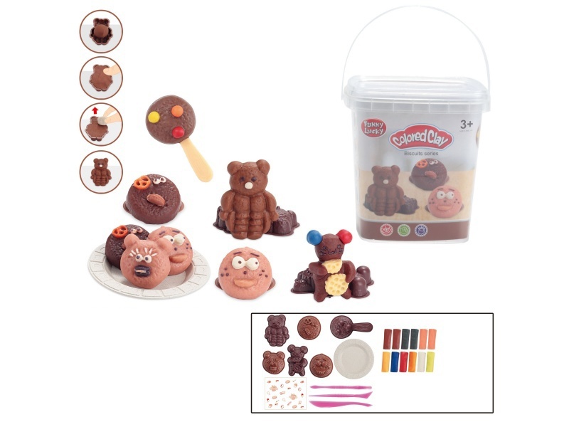 Cookie chocolate series clay