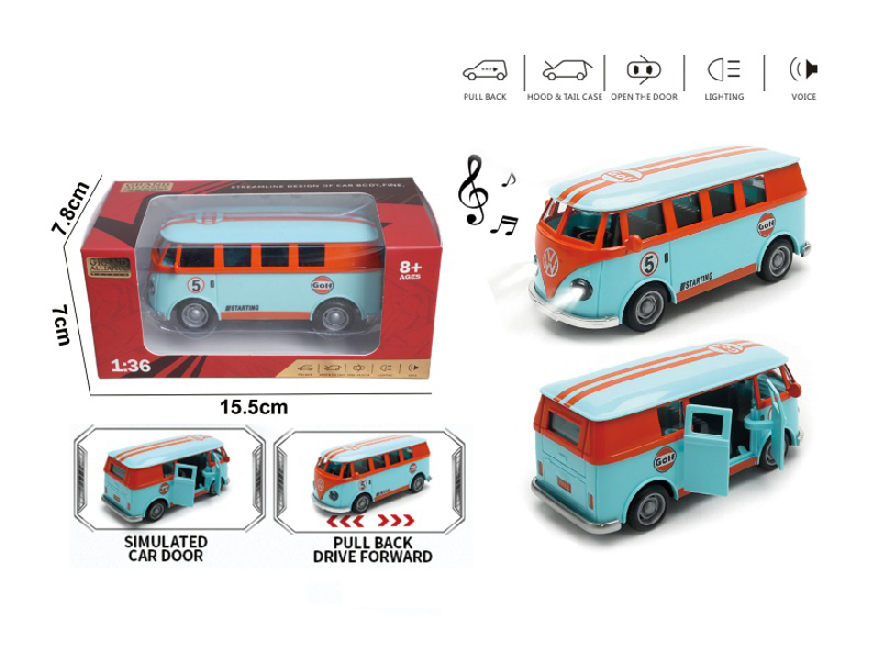 1:36 Resilience Alloy Car Model - Bus Bay Edition