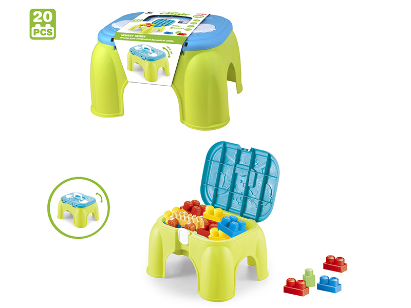 20pcs Building Blocks Chair