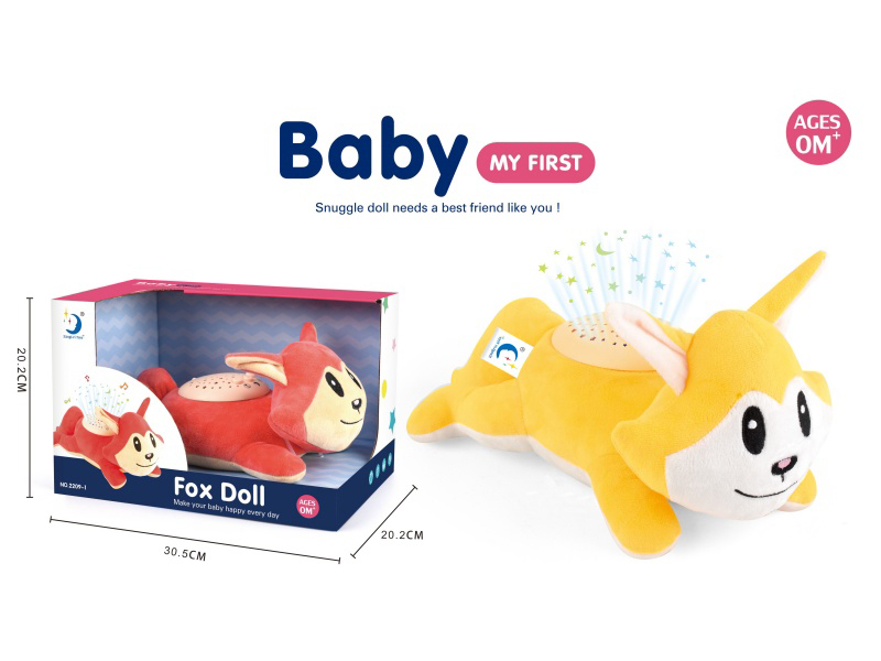 Plush Fox With Light And Music