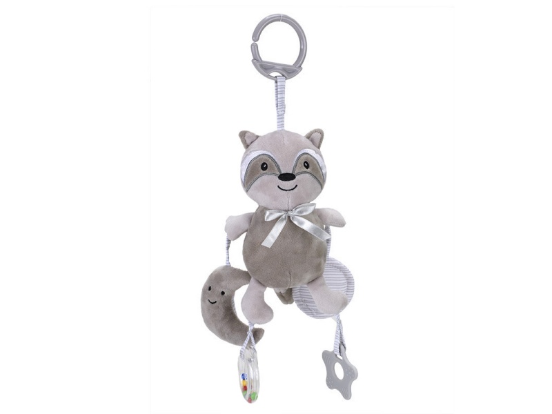 Vocal Raccoon Baby Soothing Plush Wind Chime Pendant