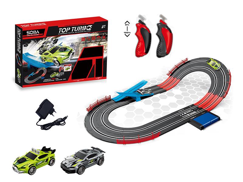 1:43 B/O Racing Car Track Set(Adapter/Battery Version)