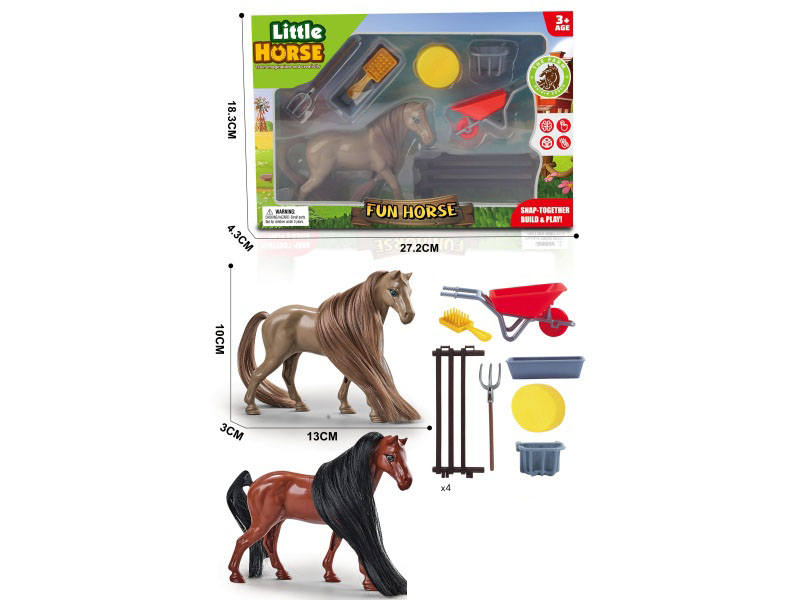 Racecourse Set Of Simulated Fur