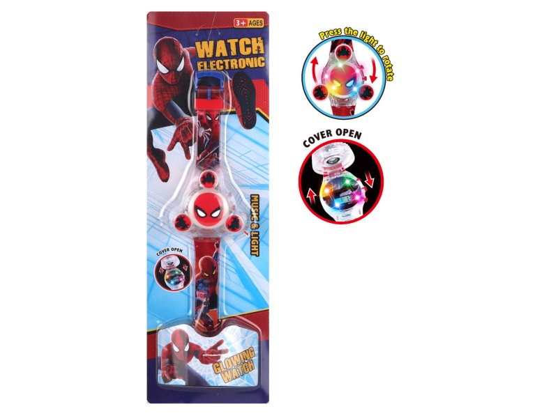 Three-Headed Spider Spins Light Music Watch