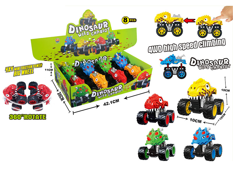 Double Friction 4WD Dinosaur Truck 12pcs/Box
