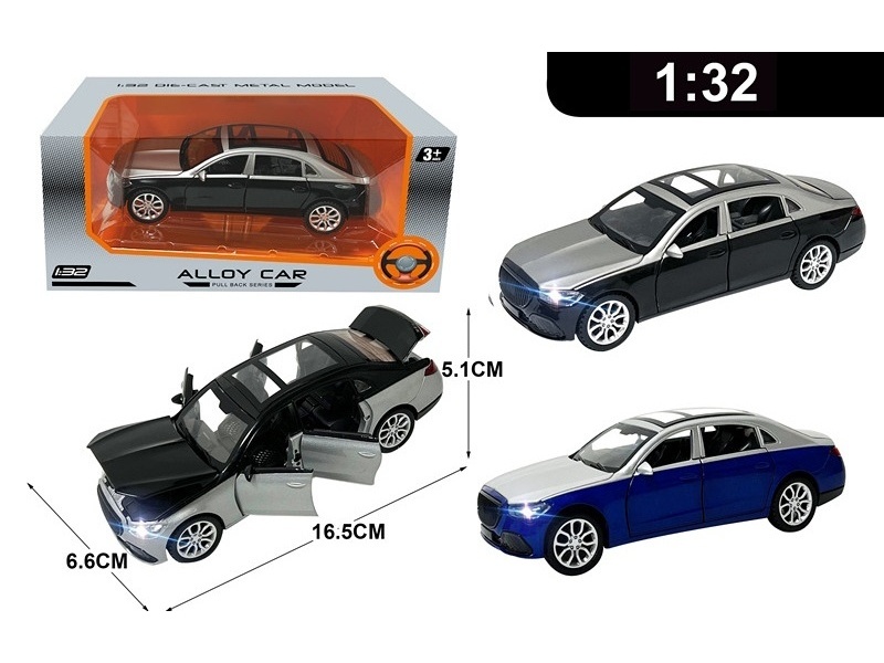 1:32 Alloy Model Window Box Rebound Force/With Light And Sound, 3 Ag13 Batteries Included