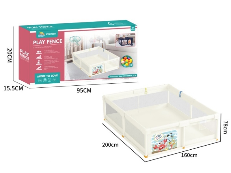 Crab Square Fence Toy