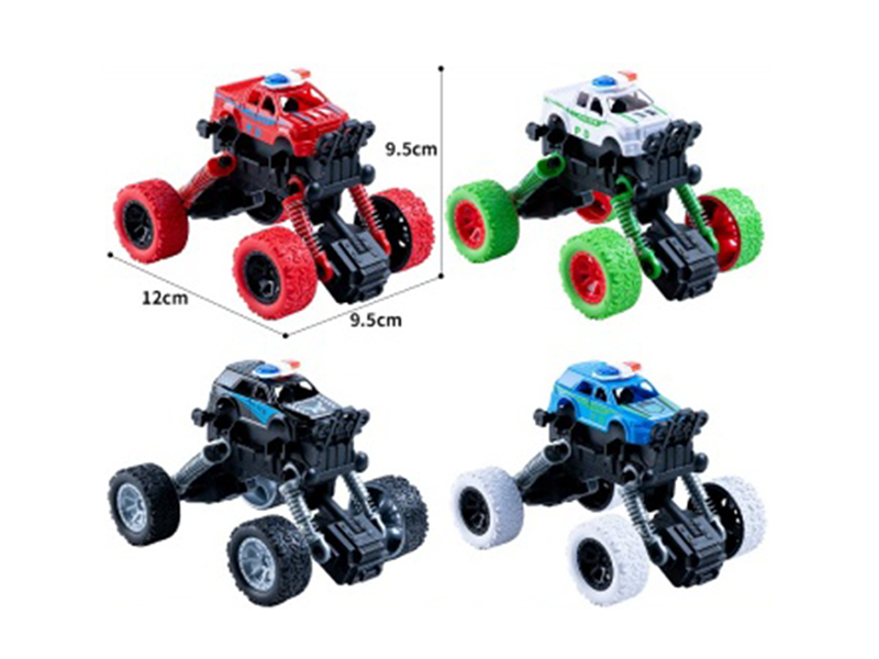 Double-Force Rotating Police Car